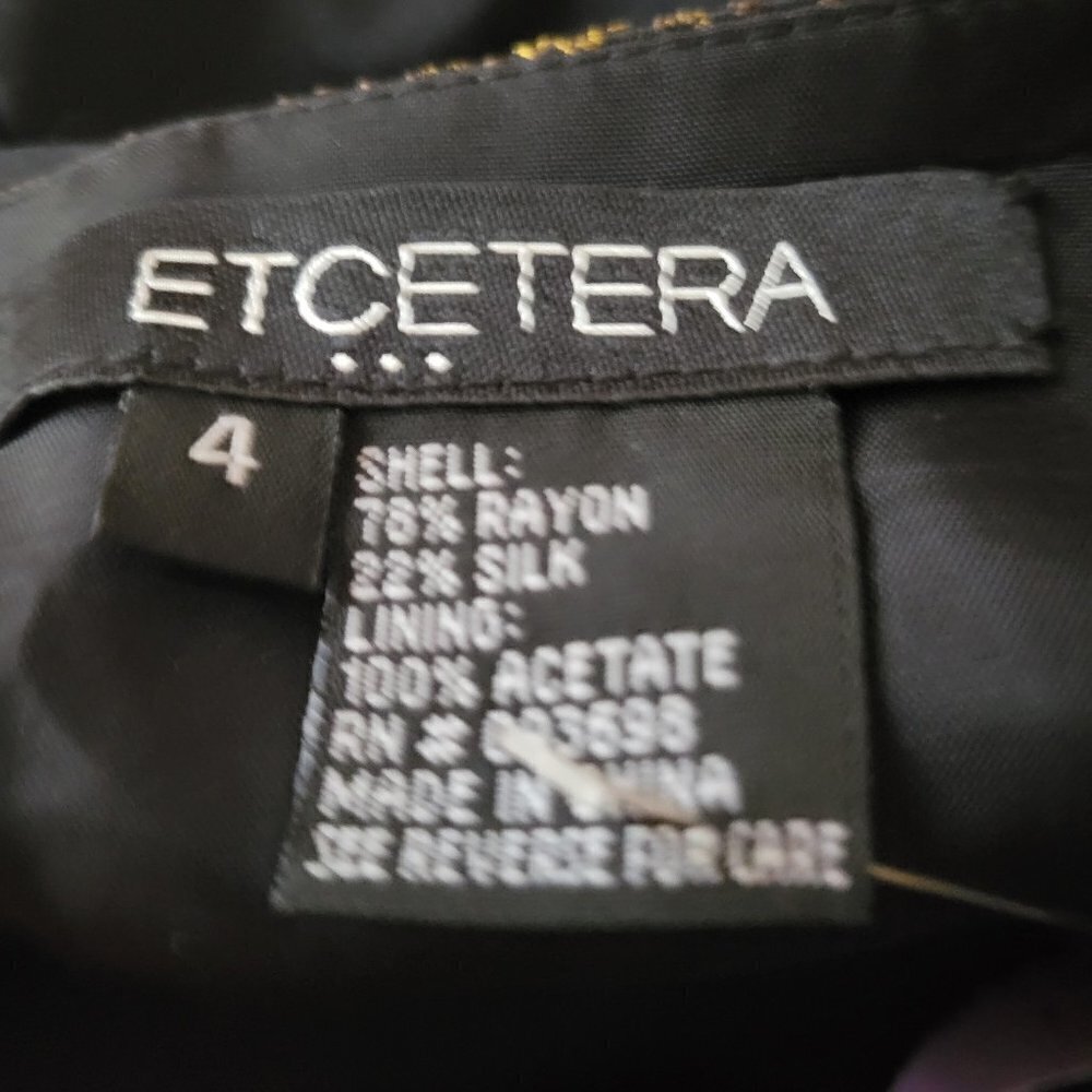 ETCETERA Skirt 4 Black Multicolor - Picture 4 of 7